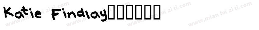 Katie Findlay字体转换